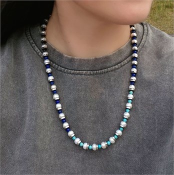 Колье из жемчуга с камнями 1942