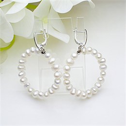 Серьги из натурального барочного жемчуга класса АА 0800255-042