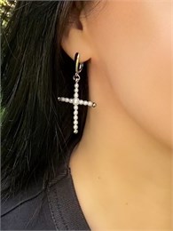 Серьги-крестики из жемчуга 1939