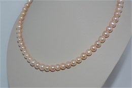 Колье из розового жемчуга 1958