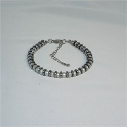 Браслет из жемчуга с гематитом 1979