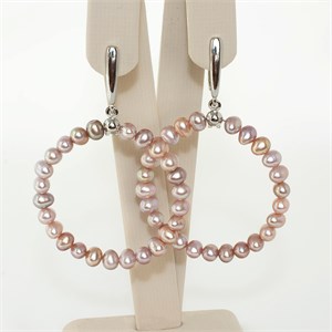 Серьги из розового жемчуга 1999