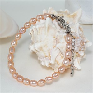 Браслет из персикового жемчуга 1978