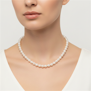 Чокер из жемчуга Майорка 8 мм 1948