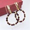 Серьги из граната 0800350-505