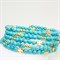 Браслет из  бирюзы 53011XX-055
