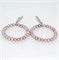 Серьги из розового жемчуга 1999