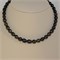 Чокер из черного жемчуга "рис" 2013